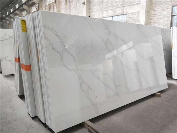 calacatta verona quartz countertop slab