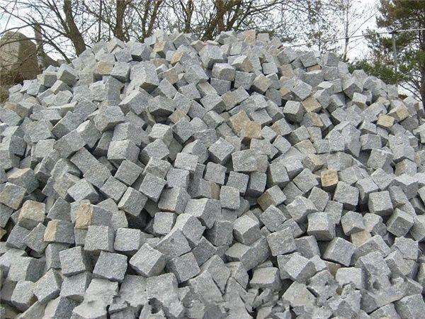 G603 grey granite cube stone pavers