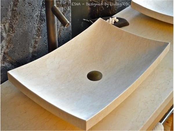 sunny yellow marble sink