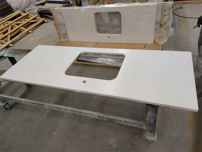 carrara cloud quartz countertop for kitchen