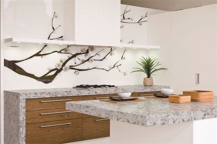 romano white quartz countertop for bathroom