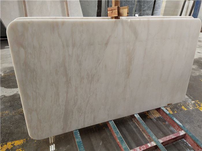 White marble tile kitchen floor polished tiles