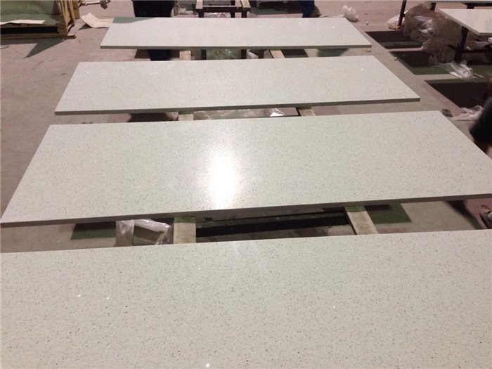 Countertops Kuarza Cermin Putih