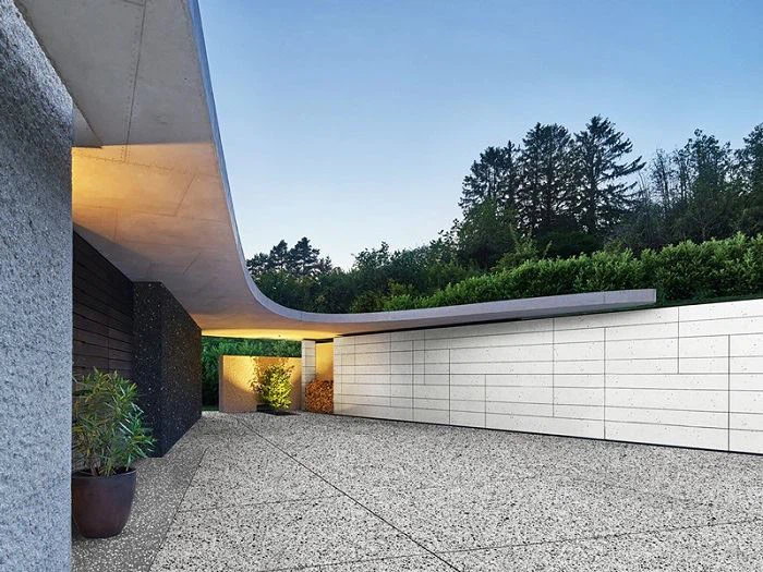 Terrazzo tiles wall