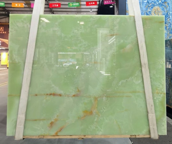 Jade Green Onyx Slab