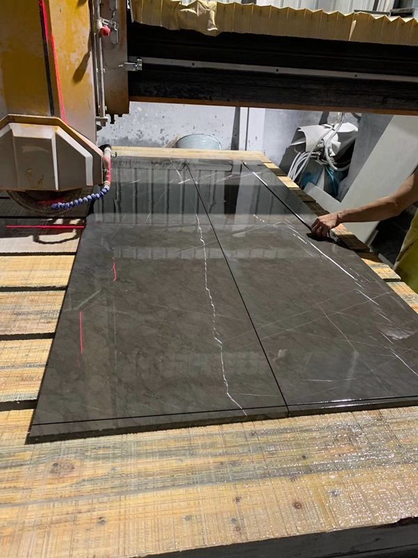 Pietra Gray Marble floor tiles