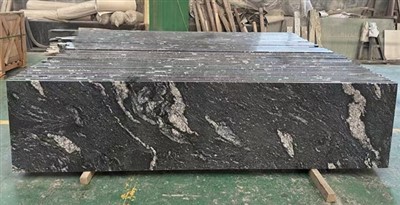 Countertop granit titanium hitam